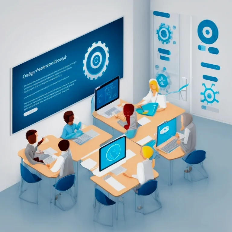 Laptop mit AI Trainingsinhalten